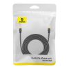 Baseus Hálózati kábel Cat.8, Ethernet RJ45, 40Gbps, 3m (fekete)