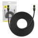 Baseus Hálózati kábel Cat.8, Ethernet RJ45, 40Gbps, 8m (fekete)