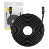 Baseus Hálózati kábel Cat.8, Ethernet RJ45, 40Gbps, 10m (fekete)