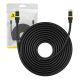 Baseus Hálózati kábel Cat.8, Ethernet RJ45, 40Gbps, 10m (fekete)