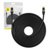 Baseus Hálózati kábel Cat.8, Ethernet RJ45, 40Gbps, 15m (fekete)