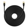 Baseus Hálózati kábel Cat.8, Ethernet RJ45, 40Gbps, 15m (fekete)
