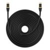 Baseus Ethernet RJ45 hálózati kábel Cat.8, 40Gbps, 20m (fekete)