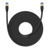 Baseus Ethernet RJ45 fonott hálózati kábel cat.7, 10Gbps, 10m (fekete)