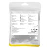 Baseus fonott hálózati kábel Cat.7, Ethernet RJ45, 10Gbps, 20m (Fekete)