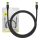 Baseus fonott hálózati kábel Cat.8, Ethernet RJ45, 40Gbps, 1m (fekete)