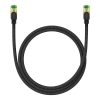 Baseus fonott hálózati kábel Cat.8, Ethernet RJ45, 40Gbps, 1m (fekete)