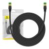 Baseus fonott hálózati kábel Cat.8, Ethernet RJ45, 40Gbps, 3m (fekete)