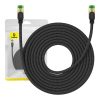 Baseus fonott hálózati kábel Cat.8, Ethernet RJ45, 40Gbps, 10m (fekete)