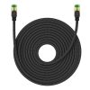 Baseus fonott hálózati kábel Cat.8, Ethernet RJ45, 40Gbps, 20m (fekete)