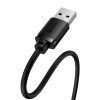 Baseus AirJoy Series USB 3.0 Hosszabbító kábel 1m - Fekete (B00631103111-00)