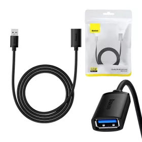   Baseus AirJoy Series USB 3.0 hosszabbítókábel, 1,5m (fekete)