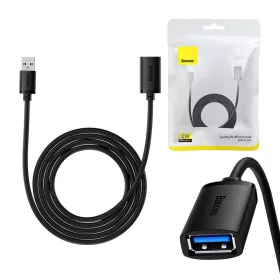   Baseus AirJoy sorozatú USB 3.0 hosszabbító kábel 2m, (fekete)