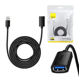   Baseus AirJoy sorozatú USB 3.0 hosszabbító kábel 3m, (fekete)