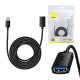Baseus AirJoy sorozatú USB 3.0 hosszabbító kábel 3m, (fekete)