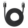 Baseus High Definition DisplayPort videókábel, 8K 60Hz, kétirányú, 1m (Fekete)