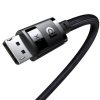 Baseus High Definition DisplayPort videókábel, 8K 60Hz, kétirányú, 1m (Fekete)