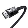 Baseus HD DP 8K - DP 8K Kábel 1,5 m (Fekete)