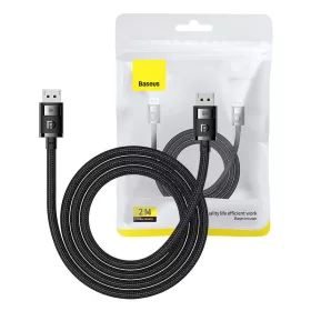   Baseus Video Kábel Display Port HD Series 8K 60Hz Bi-Directional Kábel 2m - Fekete (B00633706111-02)