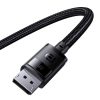 Baseus Video Kábel Display Port HD Series 8K 60Hz Bi-Directional Kábel 2m - Fekete (B00633706111-02)