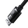 Baseus Video Kábel Display Port HD Series 8K 60Hz Bi-Directional Kábel 2m - Fekete (B00633706111-02)
