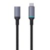 Baseus High Definition hosszabbító kábel USB-C 10Gbps, 0,5m (fekete)