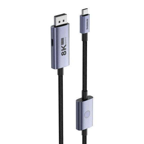 Baseus USB-C - DP adapter 8K 1,5m (fekete)