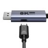 Baseus USB-C - DP adapter 8K 1,5m (fekete)
