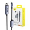 Baseus USB-C - DP adapter 8K 1,5m (fekete)