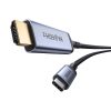 Baseus USB-C HDMI Adapter, High Definition, 1,5m (fekete)