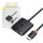 Baseus AirJoy 2 az 1-ben, 4K, 60Hz, kétirányú HDMI adapter beépített HDMI male kábellel (1m), fekete