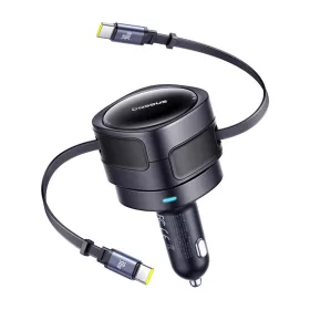   Baseus 60W Autós Töltő USB-C Kábel (Fekete) (C00035507121-01)