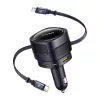 Baseus 90W Autós Töltő USB-C És Lightning Csatlakozó (C00035507121-02)