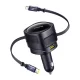 Baseus 90W Autós Töltő USB-C És Lightning Csatlakozó (C00035507121-02)