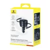 Baseus 90W Autós Töltő USB-C És USB-A Port (Fekete) (C00035507121-03)