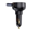 Baseus Enjoyment Pro autós töltő USB-C - USB-C kábellel, 60W (fekete)