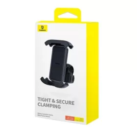   Baseus Phone tartó QuickGo sorozat – Bike, Scooter, Moped (5.7 - 7.2 inch) (fekete)