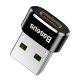 Baseus USB/Type-C átalakító adapter (Fekete)