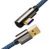 Baseus Legend Series USB - USB-C ferde kábel, 66 W, 1m (kék)