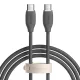 Baseus 100W USB-C Kábel, 1,2m (Fekete) (CAGD030001)
