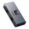 Baseus Matrix HDMI Switcher - 2 irányú HDMI kapcsoló (Sötét szürke)