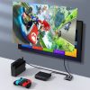 Baseus Matrix HDMI Switcher - 2 irányú HDMI kapcsoló (Sötét szürke)