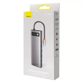 Baseus Multifunkciós HUB 11-in-1 - Szürke (CAHUB-CT0G)
