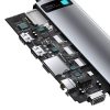 Baseus Multifunkciós HUB 11-in-1 - Szürke (CAHUB-CT0G)