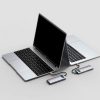 Baseus Metal Gleam 8 in1 Multifunkciónális USB-C HUB - USB-C PD 100W + HDMI 4K 30Hz + 3x USB 3.0 + RJ45 1Gbps + SD/MicroSD kártyaolvasó (Szürke)