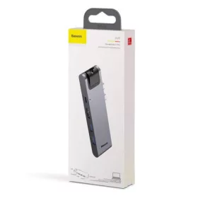   Baseus Thunderbolt C+ Pro 7 az 1-ben okos dokkolóállomás (szürke)