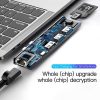 Baseus Thunderbolt C+ Pro 7 az 1-ben okos dokkolóállomás (szürke)