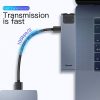 Baseus Thunderbolt C+ Pro 7 az 1-ben okos dokkolóállomás (szürke)