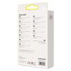 Baseus Crystal Shine USB-Lightning kábel, 2,4A, 1,2m (kék)