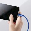 Baseus Crystal Shine USB-Lightning kábel, 2,4A, 1,2m (kék)